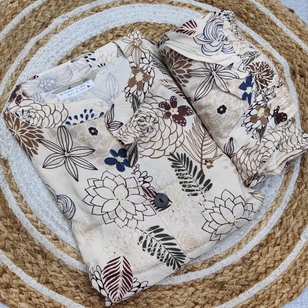 Premium 1st Quality Soft Rayon CO-Ord Set (Aline Top Plazzo Bottom) | TS2931